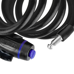 Oxford Self-Coiling Tensile Steel Cable Lock 12mm x 1800mm  - OF246