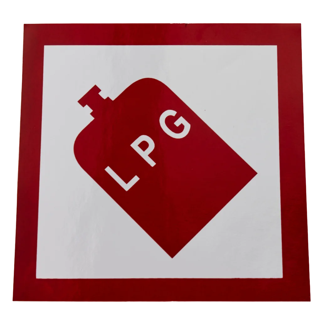 W4 LPG Sticker - Caravan / Motorhome