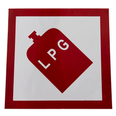 W4 LPG Sticker - Caravan / Motorhome
