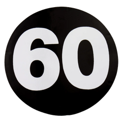 W4 Caravan 60mph Sticker