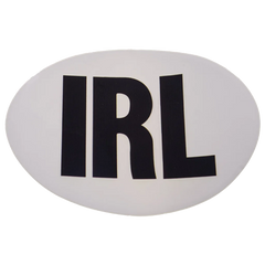 W4 Large Oval IRL Sticker