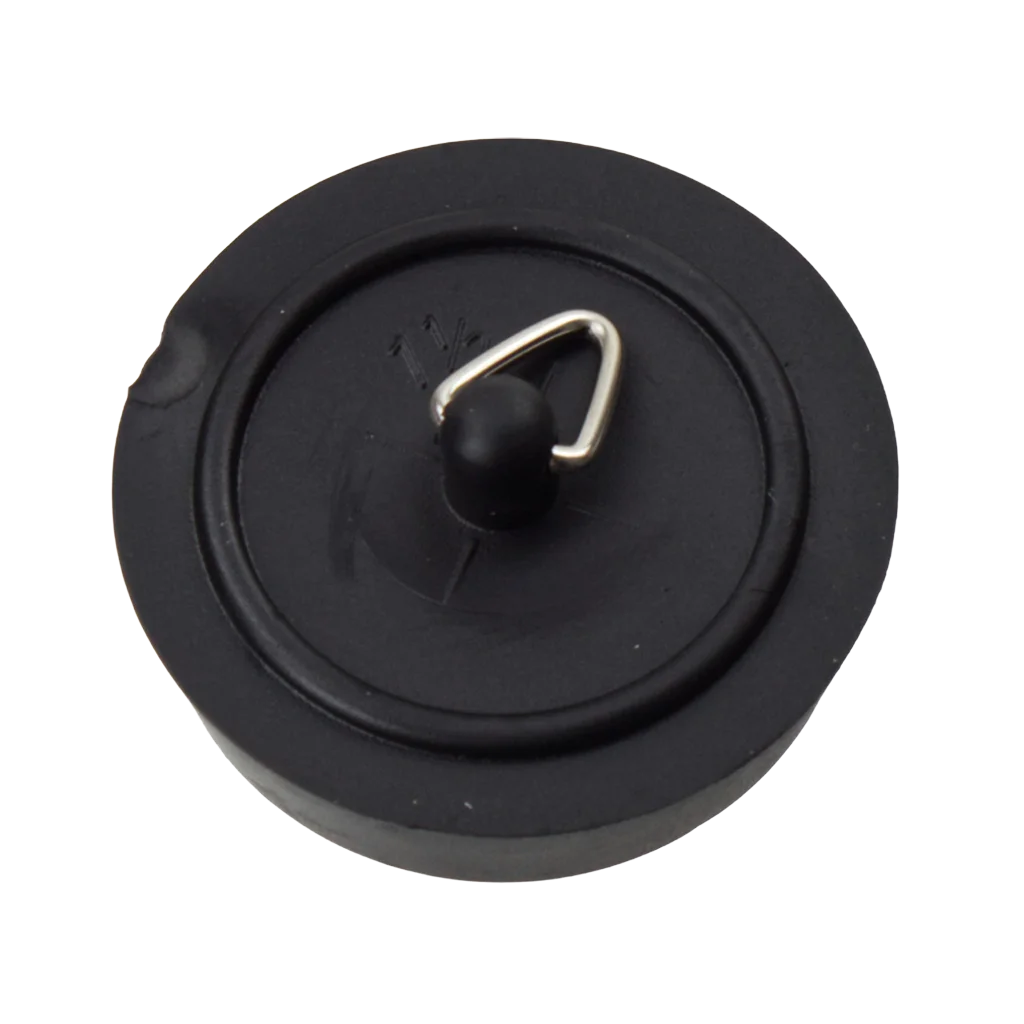 W4 1.5″ Sink Plug – Black
