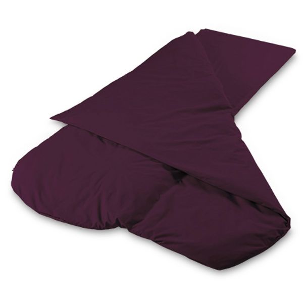 Duvalay Comfort Sleeping Bag / Topper - Plum 4.5g Tog - PLUM 4.5 TOG COMFORT DUV