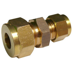 AG Gas 1/4" to 3/8" Unequal Ended Straight Coupling - D10/24/16W