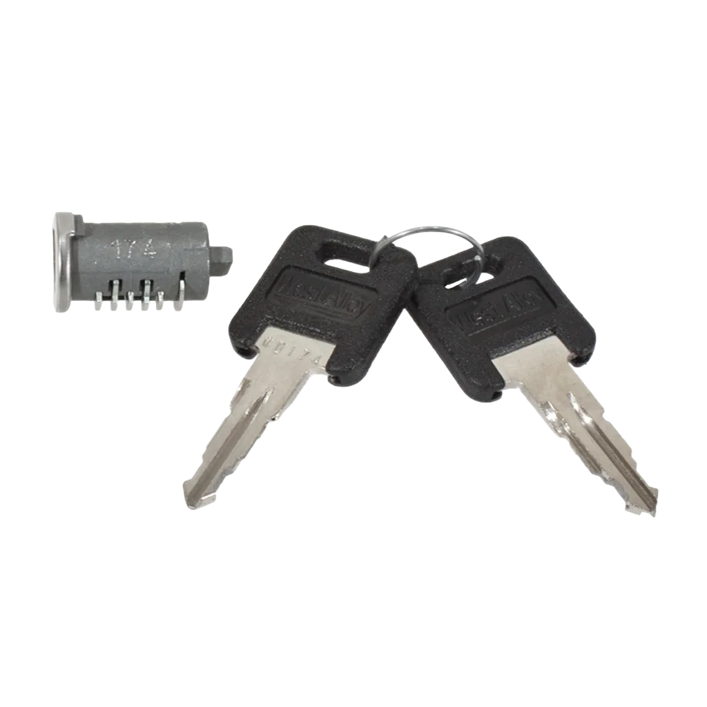 W4 WD Replacement Lock Barrel – Short with 2 Keys