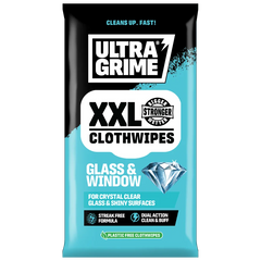 Ultra Grime Glass & Window 20 XXL Wipes