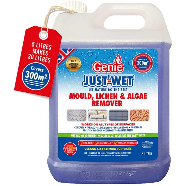 Just Wet Mould, Lichen and Algae Remover (5 Litres)