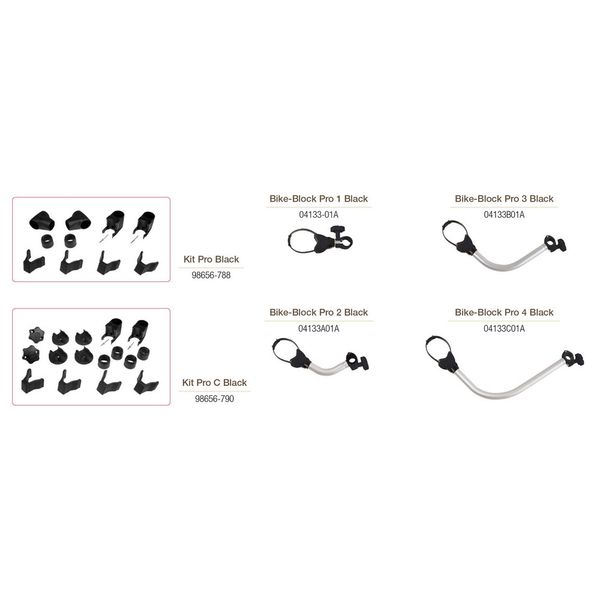 Fiamma C/B Pro C Bike Rack Upgrade Kit Black - 98656-790