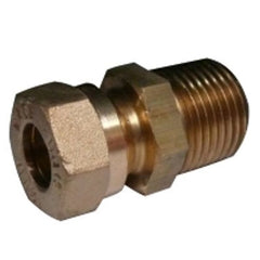 AG Male Compression Gas Coupling (5/16" Copper to 1/2" BSP Taper) - DC13/20/323W