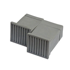 Fiamma Awning Rafter Ends in Grey Pair - 98655-188