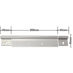 Caravan / Motorhome Door Hinge Silver (C013) - 30230