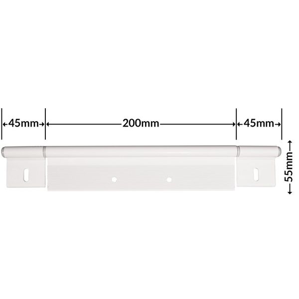 Caravan / Motorhome Door Hinge White (C08) - 30231.10