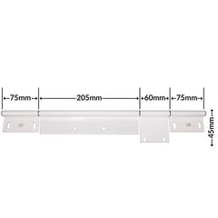 Caravan/Motorhome Door Hinge White (C03) - 30235.10