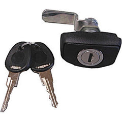 FAP Rectangular Push Lock Black - 104607KIT51N P/L BLK