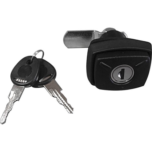 FAP Square Push Lock Black - 103641KIT51N P/L BLK