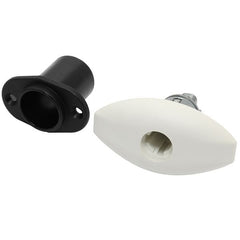 Zadi Push Outer Locker Door Lock Small White - 21036.01