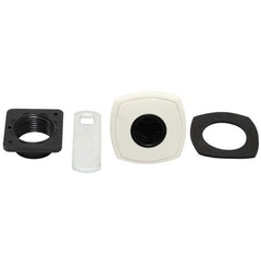 Zadi Square Outer Locker Door Push Lock White - 21024.01