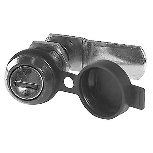 Metal Lock with Keys and Cover - Caravan / Motorhome