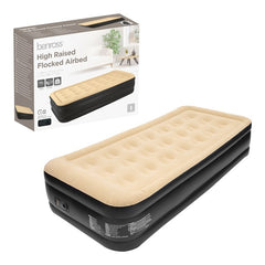 High Raised Twin Airbed with Built in Pump