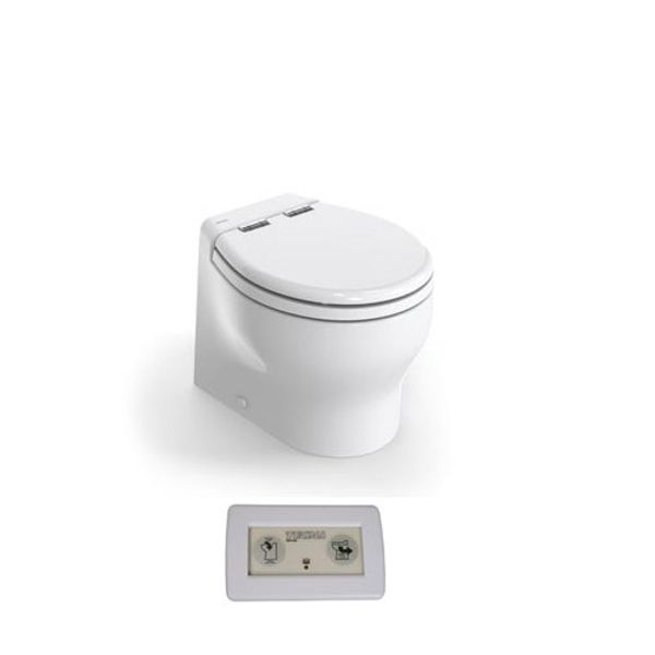 Tecma Elegance 2G Lo Toilet Fresh Water Flush (2 Switch / 12V) - Motorhome
