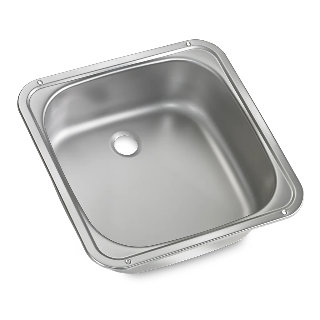VA910 Square Sink inc Seal, Drain – No tap hole