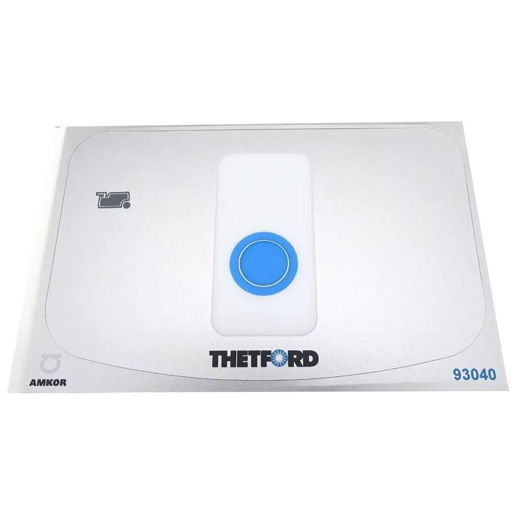 Thetford SC263S Toulet control panel sticker c260
