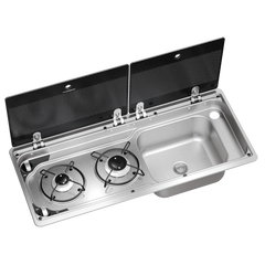 Dometic MO9722R Slimline Hob & Sink Unit Right Hand – Piezo Ignition and Shut Off