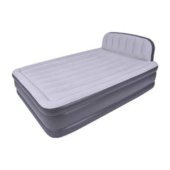 Queen Size Deluxe Airbed with Headboard and Built in Pump