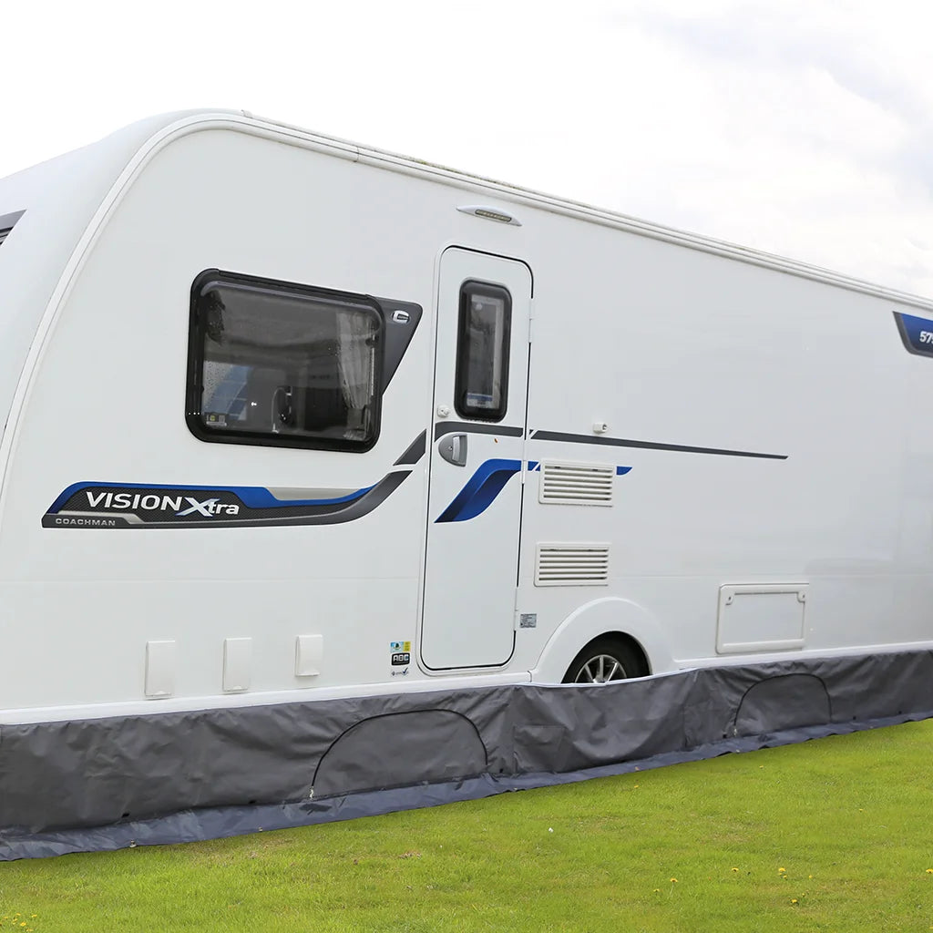Quest Draughtstore Deluxe Caravan Draft Skirt and Organiser