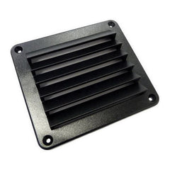 Vent Black Plastic Louvre 5-1/2" x 4-7/8" - Motorhome / Caravan