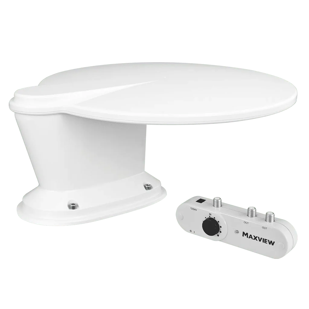 Maxview White Gazelle Pro Mobile TV Aerial - Motorhome