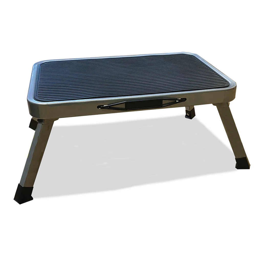 Quest Folding Metal Step - Caravan / Motorhome