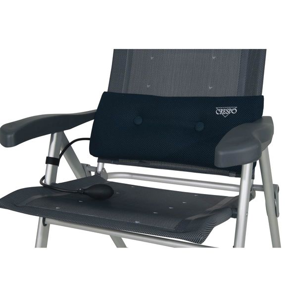 Crespo LS/237 Air-Deluxe Lumbar Support – Blue Mesh, Inflatable Pump Backrest – 1149221