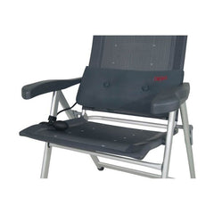 Crespo LS/237 Air-Deluxe Grey Lumbar Support – Adjustable Inflatable Back Cushion (1149222)