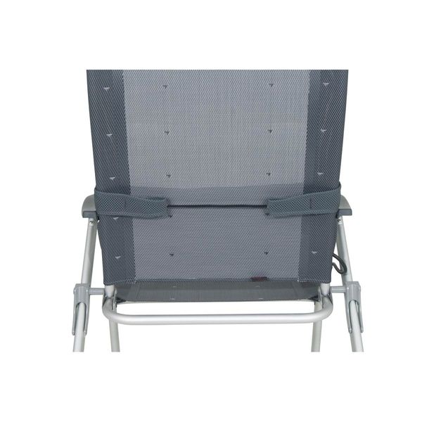 Crespo LS/237 Air-Deluxe Grey Lumbar Support – Adjustable Inflatable Back Cushion (1149222)