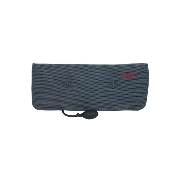 Crespo LS/237 Air-Deluxe Grey Lumbar Support – Adjustable Inflatable Back Cushion (1149222)