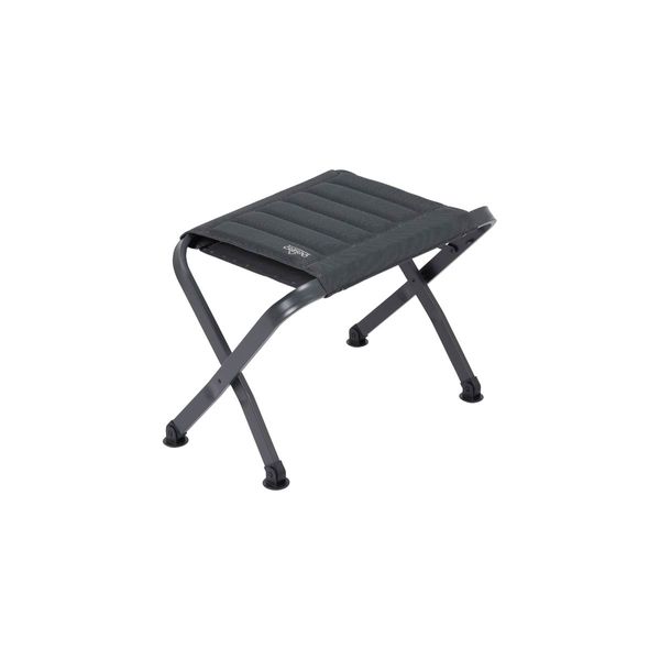 Crespo AP/411 Air-Select Footrest – Grey Ott­oman / Stool, Foldable & Compact (1149580)