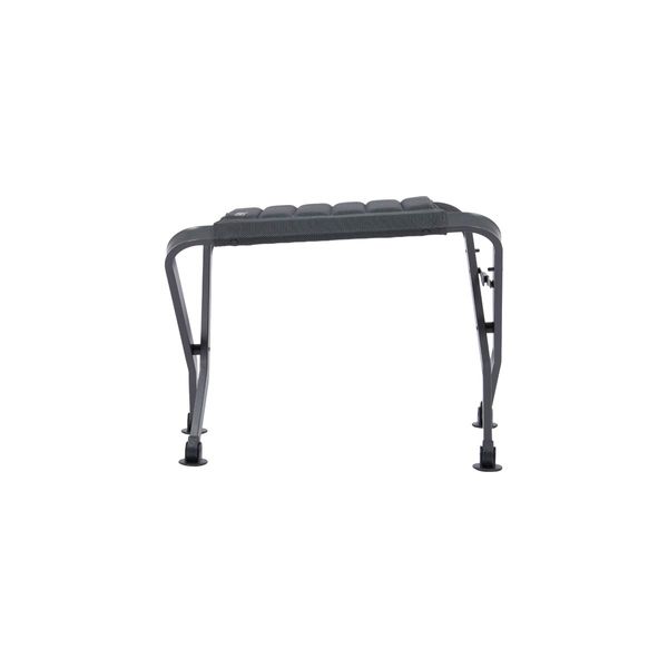 Crespo AP/411 Air-Select Footrest – Grey Ott­oman / Stool, Foldable & Compact (1149580)