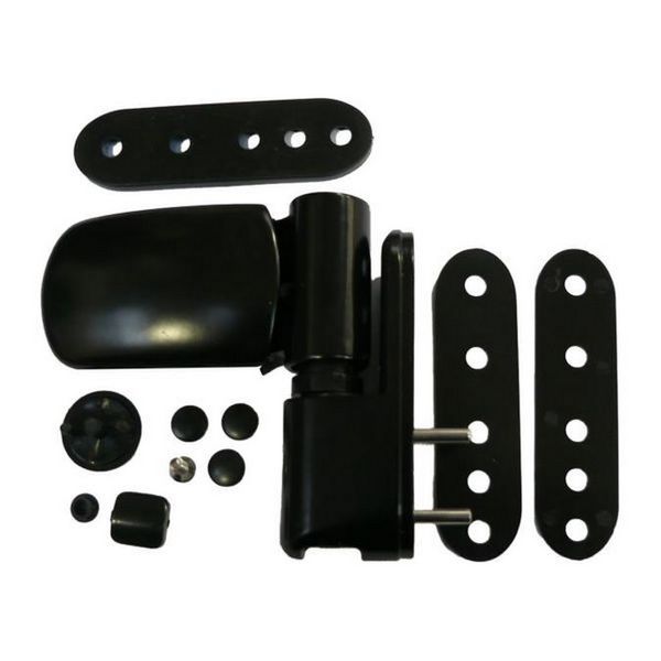 Ellbee Flag Hinge for UPVC Door (Black) - MT3DBL HINGE BLACK