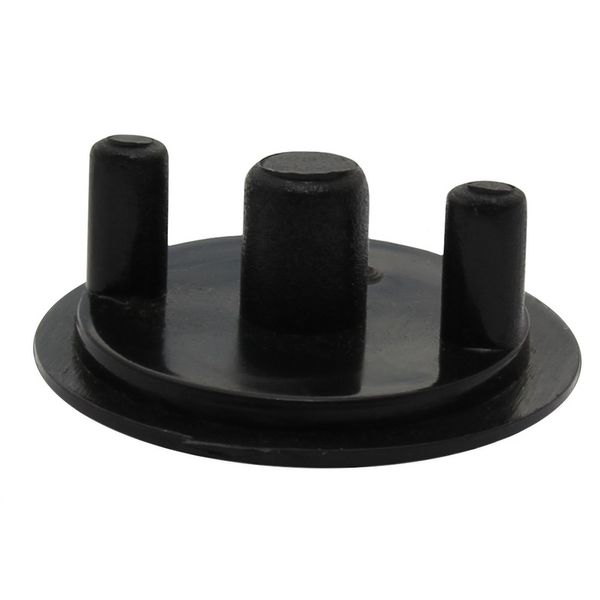 Top Hat Hinge Cover Black - TOPHAT HINGE CVR BLK