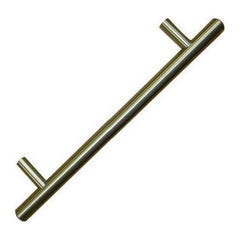 AG T Bar Handle 160mm Brushed Nickel - W2037