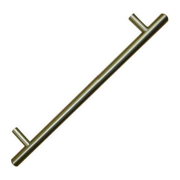 AG T Bar Handle 224mm Brushed Nickel - W0975