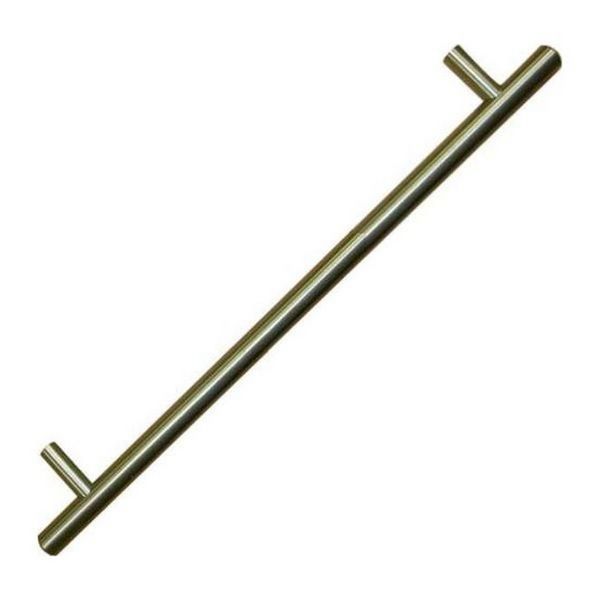 AG T Bar Handle 288mm Brushed Nickel - W1540