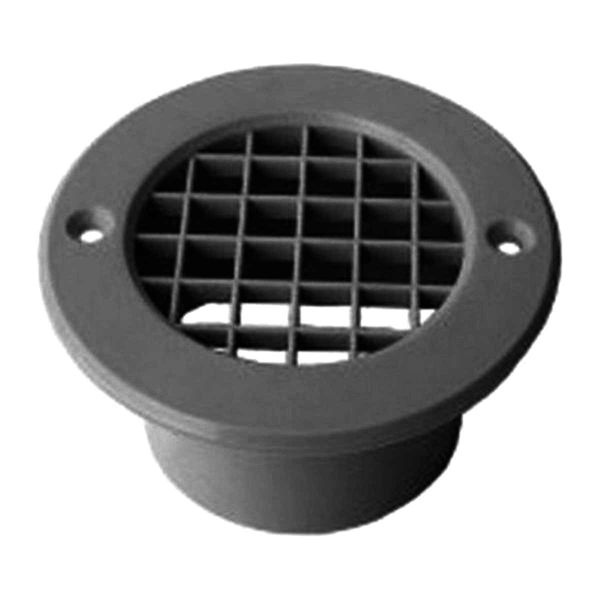 75mm Mesh Floor Vent Black - 7075050