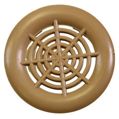 1-1/2" Push in Vent Brown - 7087000 PUSH VENT BE