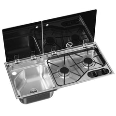 Dometic Vision CVC1700G 2 Burner - Left Hand Sink Combination Unit