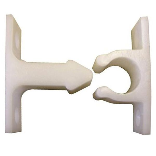 Horseshoe Door Catch Nylon-White - BP420 HORSESHOE CATC