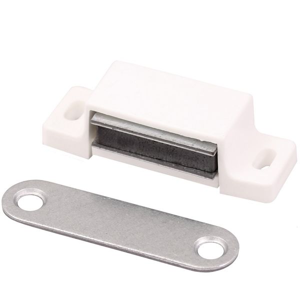 Magnetic Cupboard Catch White - W1249
