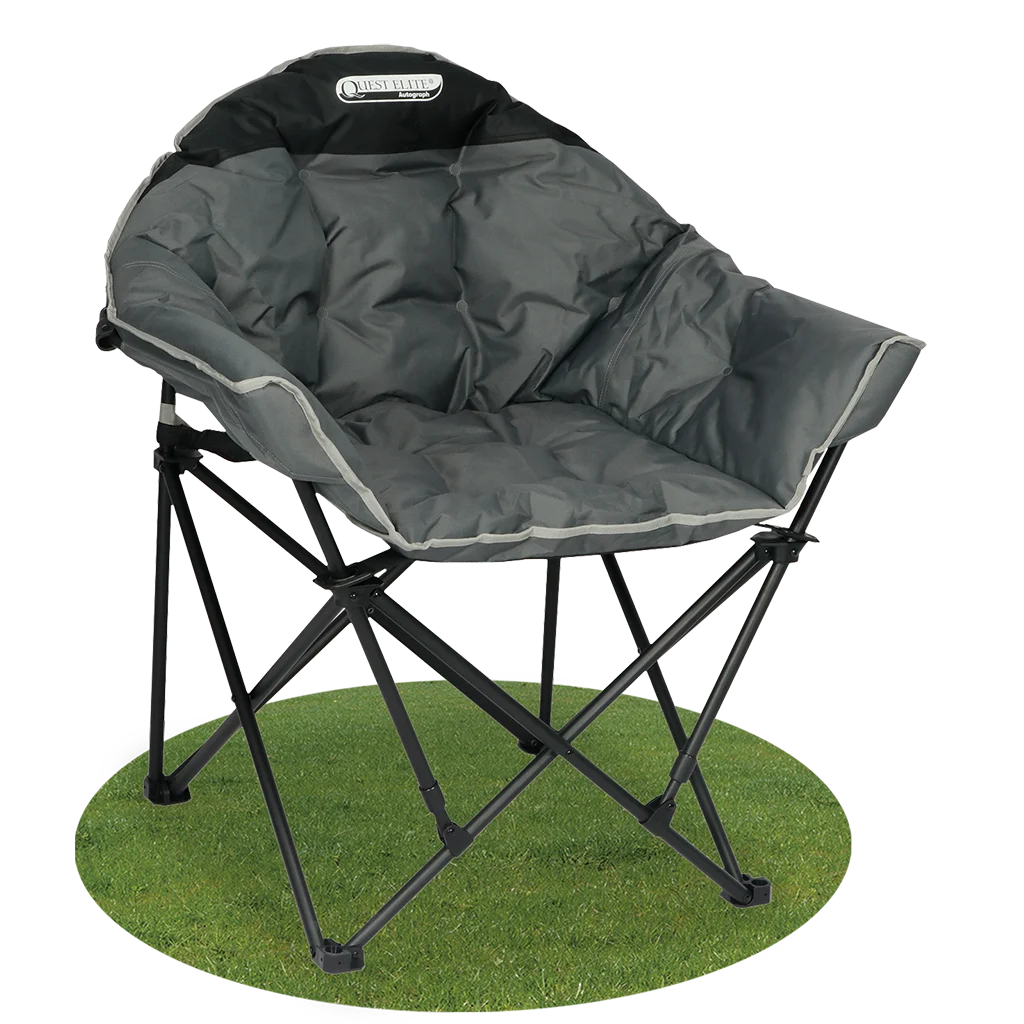 Autograph Cleveland Pack Away Chair (Black Edition) - Motorhome / Caravan