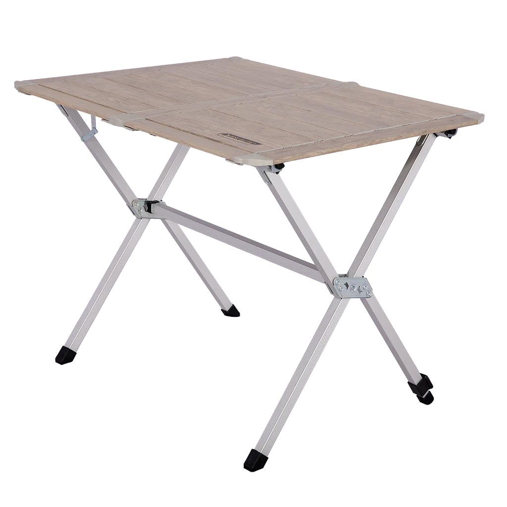 Elite Lomond Light Wood Slatted Table - Motorhome / Caravan